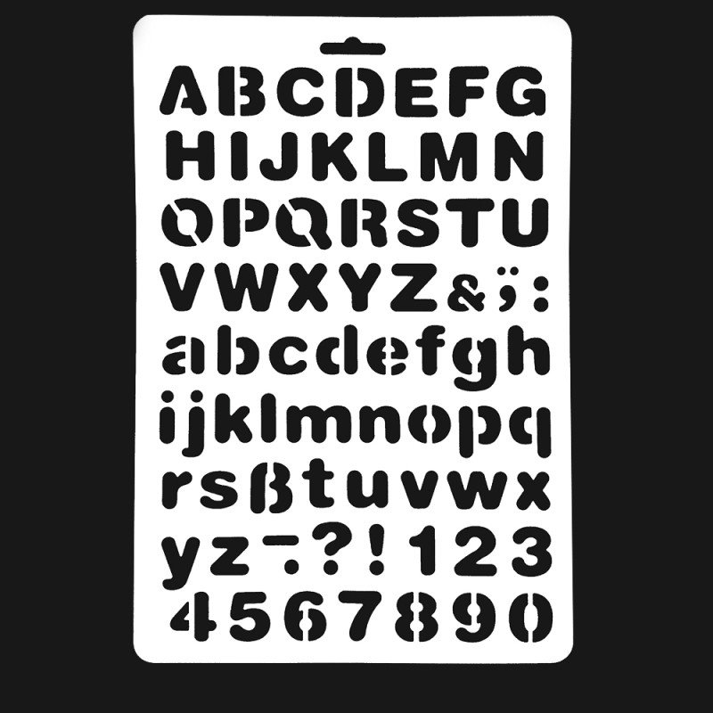 Alphabet Stencils for Painting Lettering Stencil Letter Alphabet Stencils Painting Paper