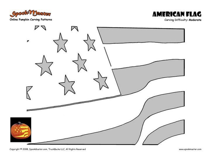 American Flag Pumpkin Carving Template 17 Best Images About Halloween On Pinterest