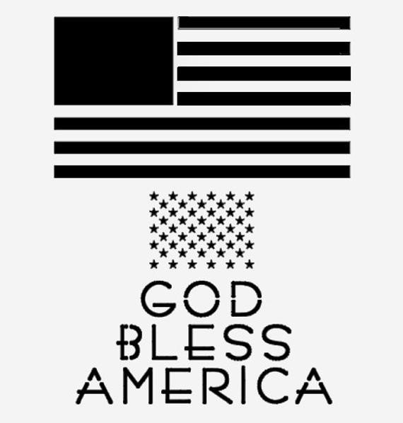 American Flag Pumpkin Carving Template American Flag Stencil Stencils Template Star Stars God Bless