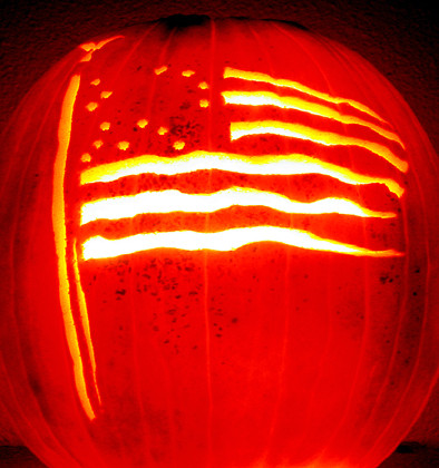 American Flag Pumpkin Carving Template Carving tonight the Old Camp Ground A Hallowe’en