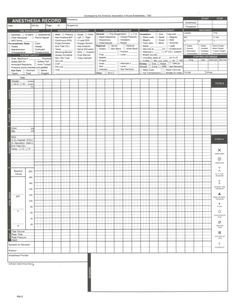 Anesthesia Record Template Excel Pin by Ryua Kim On My Work