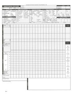 Anesthesia Record Template Excel Pin by Ryua Kim On My Work