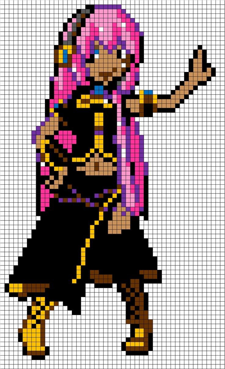 Anime Pixel Art Grid Megurine Luka Pixel Art Template I Made This One Myself