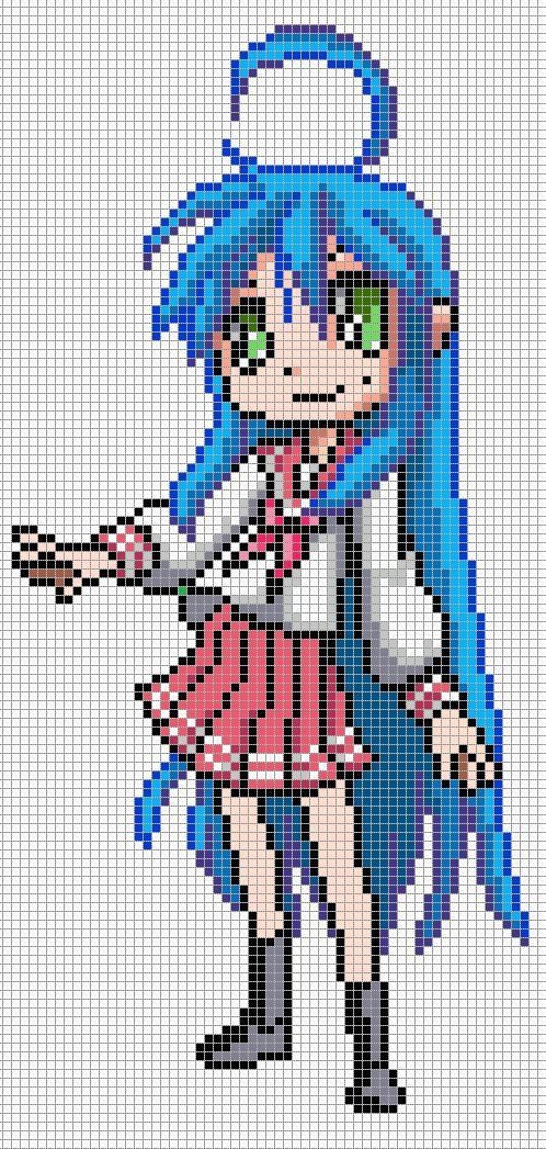 Anime Pixel Art Grid Minecraft Pixel Art Anime Google Search …