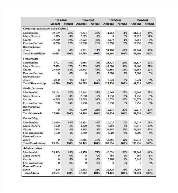 Annual Fundraising Plan Template Sample Fundraising Plan 11 Documents In Word Pdf