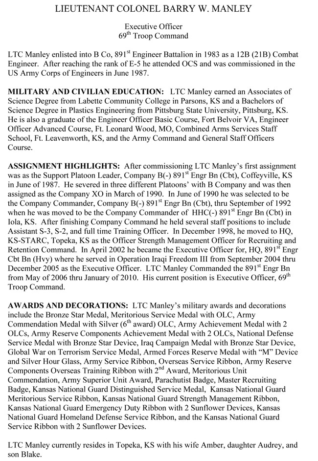 Army Board Bio Example 24 Of Army Biography Template
