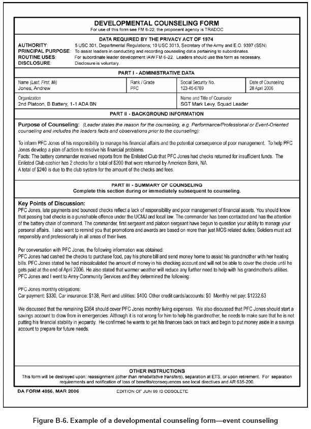 Army Initial Counseling form 9 Best S Of Da form 4856 Army Counseling form 4856