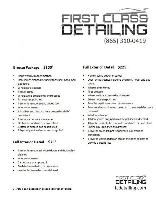Auto Detailing Flyer Template 20 Of Mobile Detailing Template