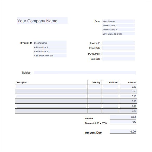 Auto Repair Invoice Templates Sample Auto Repair Invoice Template 14 Download Free