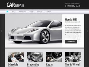 Auto Repair Website Template Free Cars Website Templates 28