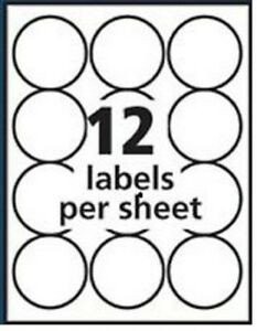 Avery 2 Round Label Template Avery Round Labels