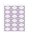 Avery 22814 Word Template Templates Classic Purple Pattern Oval Labels 18 Per