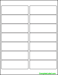 Avery 8162 Template for Word Address Labels 4&quot; X 1 33&quot; Item Dt 100 Similar to