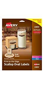 Avery Label Template 22825 Avery Print to the Edge Square Labels Kraft Brown 2 X 2