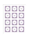 Avery Label Template 22825 Templates Classic Purple Pattern Print to the Edge Round