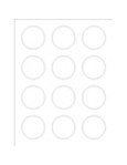 Avery Label Template 22825 Templates Print to the Edge Round Labels 12 Per Sheet