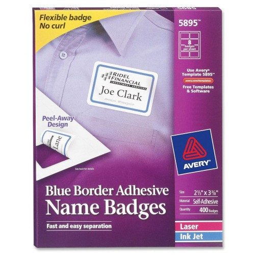 Avery Labels Name Badge Template Avery Name Badge Label Ave5895 Shoplet