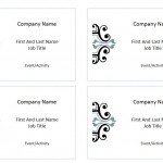 Avery Name Badges Template 5395 Avery Template 5395