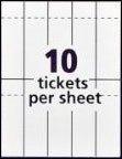 Avery Printable Tickets Template Amazon Avery Tickets with Tear Away Stubs 1 75