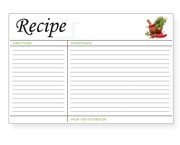 Avery Recipe Card Template Avery Design & Print Line Recipe Binder Templates