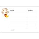 Avery Recipe Card Template Templates Thanksgiving Recipe Cards On Postcards 2 Per