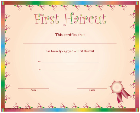 Baby First Haircut Certificate Last Minute T Suggestion for the Oiler Fan In Your Life