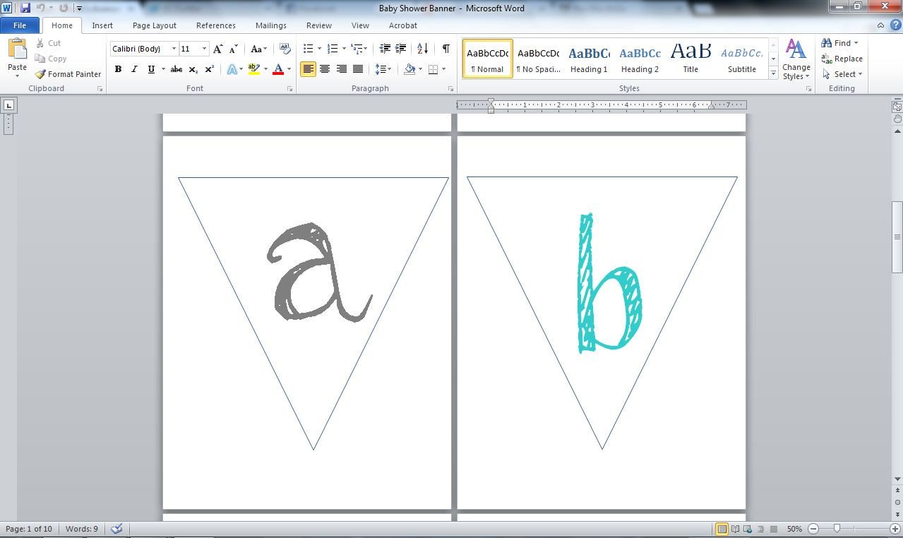 Baby Shower Banner Templates Allison S Avenue Diy Baby Shower Banner