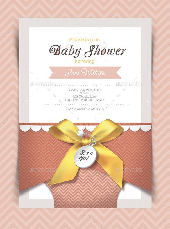 Baby Shower Card Template 35 Baby Shower Card Designs & Templates Word Pdf Psd