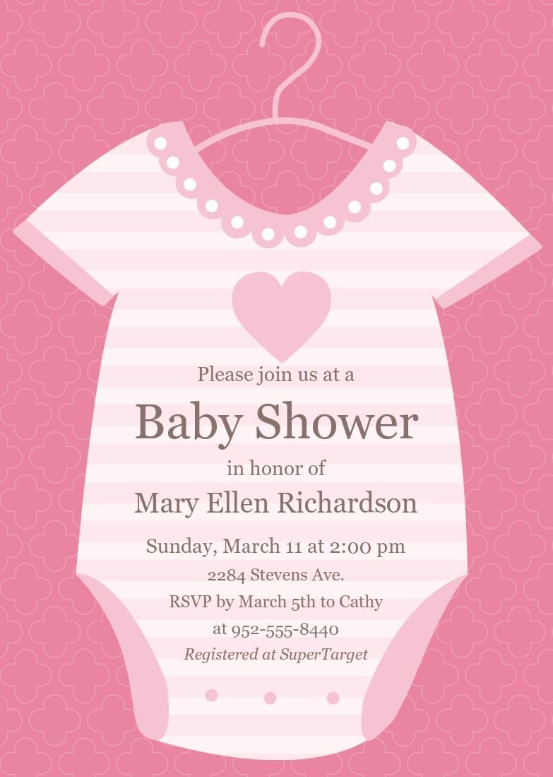 Baby Shower Card Template Baby Shower Invitations Baby Shower Invitations Cards