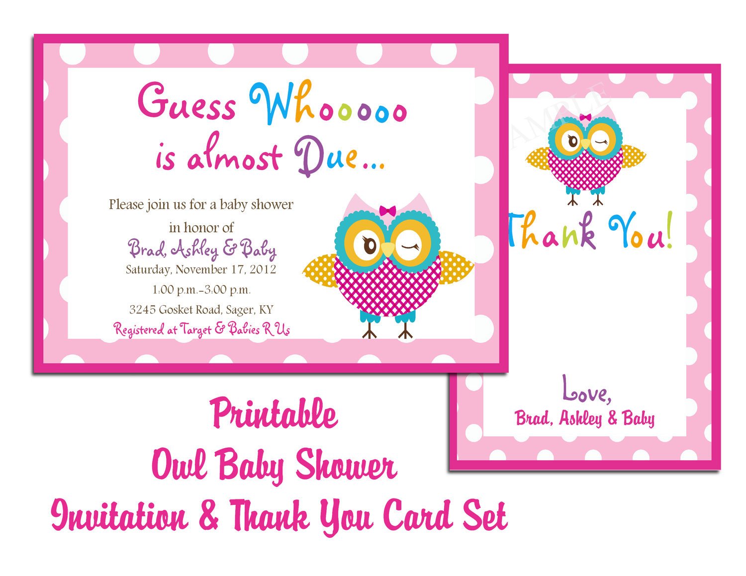 Baby Shower Card Template Blog
