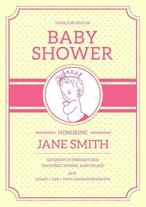 Baby Shower Flyers Template 21 Baby Shower Flyer Templates Psd Ai Illustrator Download