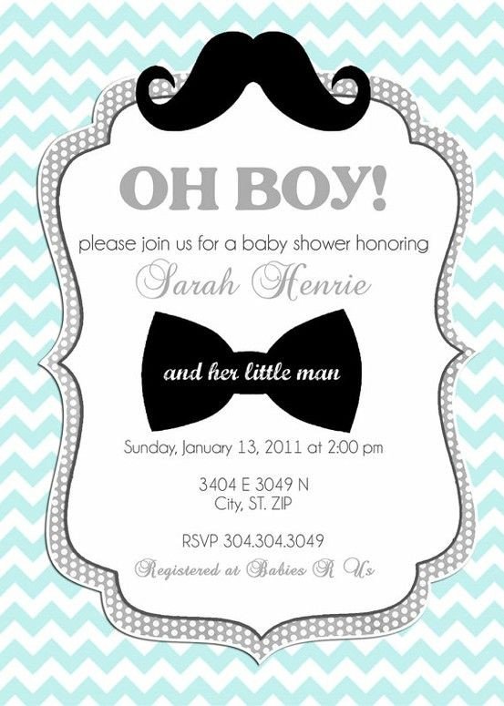 Baby Shower Invitation Free Template Free Printable Mustache Baby Shower Invitations Templates