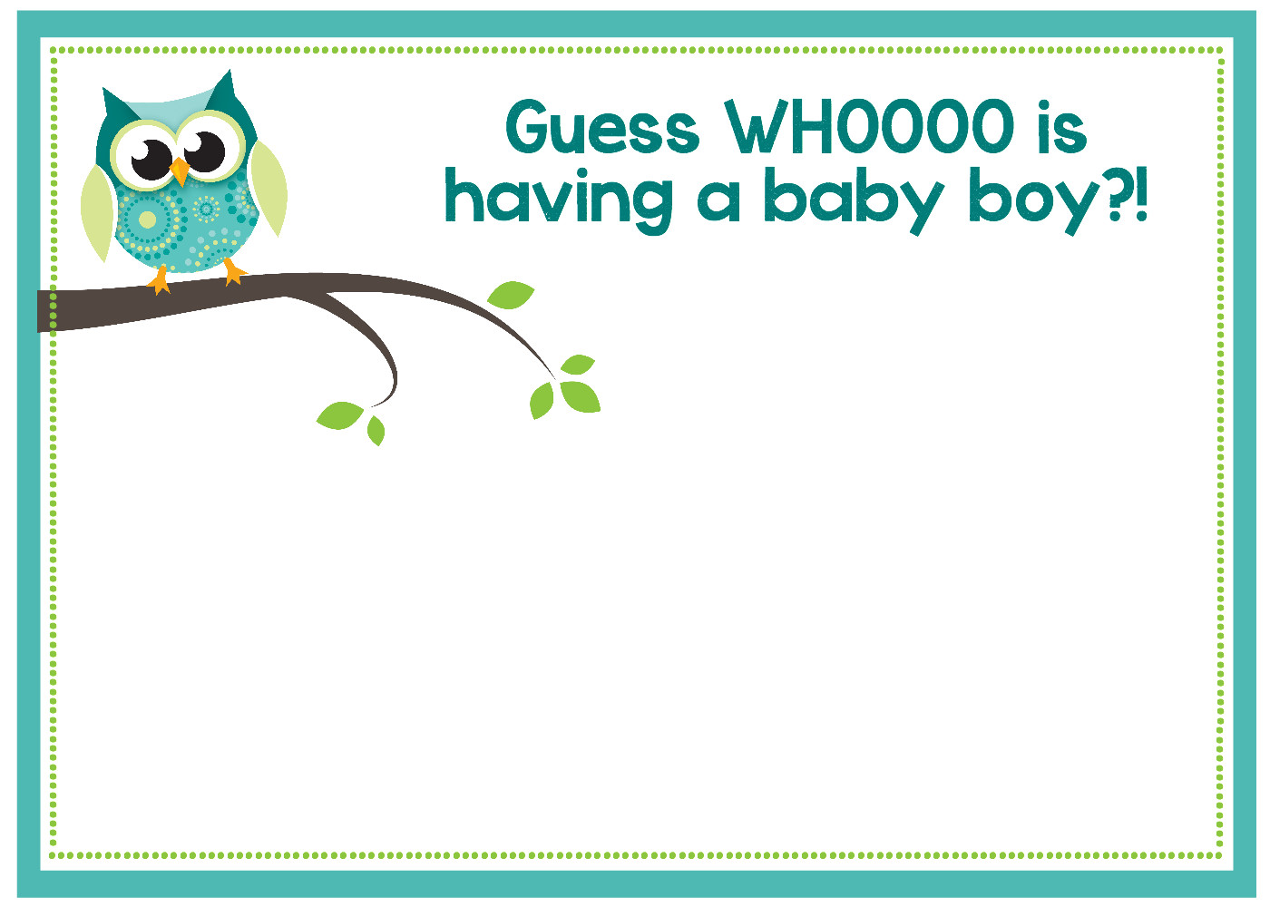 Baby Shower Invitation Template Free Printable Owl Baby Shower Invitations & Other