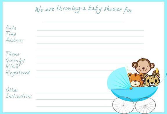 Baby Shower Invite Template Word Baby Shower Invitation Templates Word