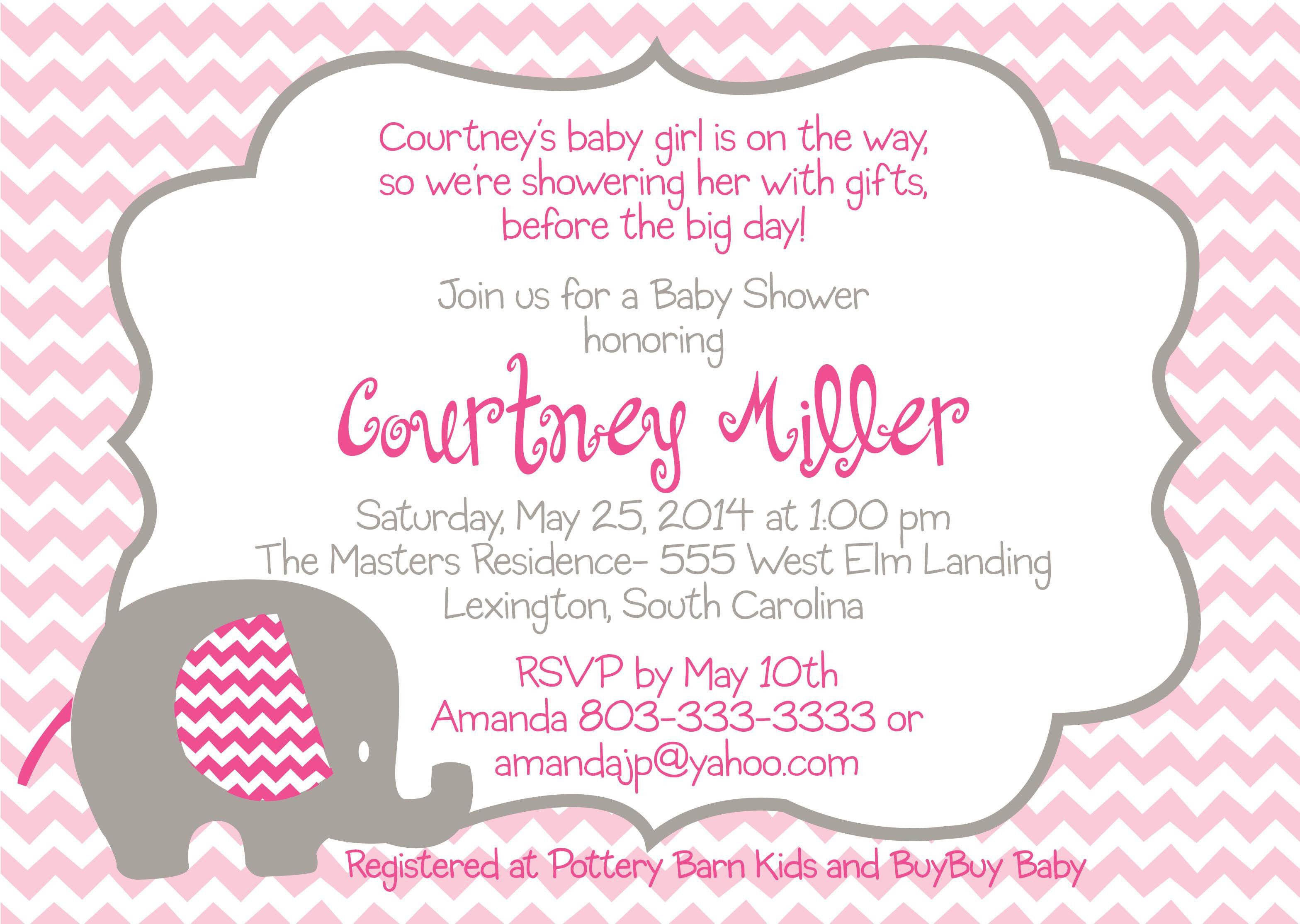 Baby Shower Invite Templates Baby Shower Invitation Free Baby Shower Invitation