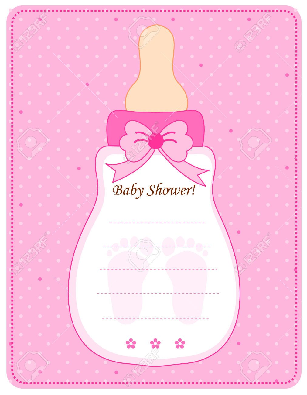 Baby Shower Templates Girl Baby Girl Invitation Templates