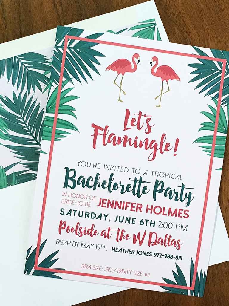 Bachelorette Party Invitation Template 14 Printable Bachelorette Party Invitation Templates