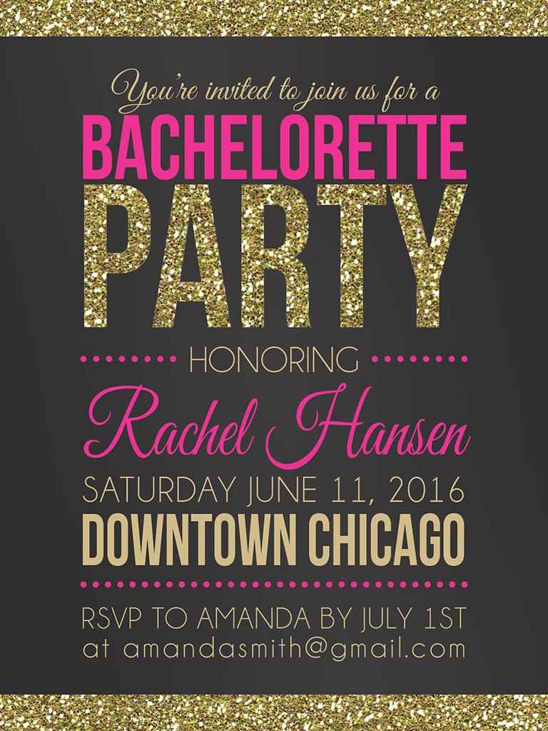 Bachelorette Party Invitation Template 14 Printable Bachelorette Party Invitation Templates