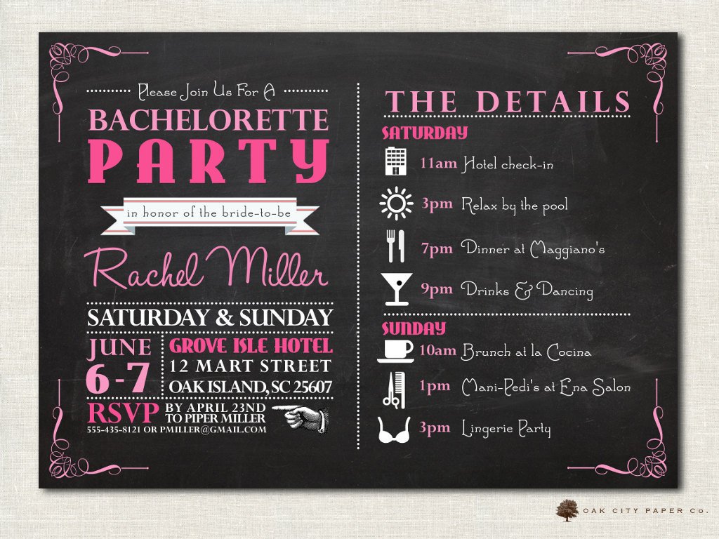 Bachelorette Party Invitations Template Free Bachelorette Invitation Bachelorette Party Invitation