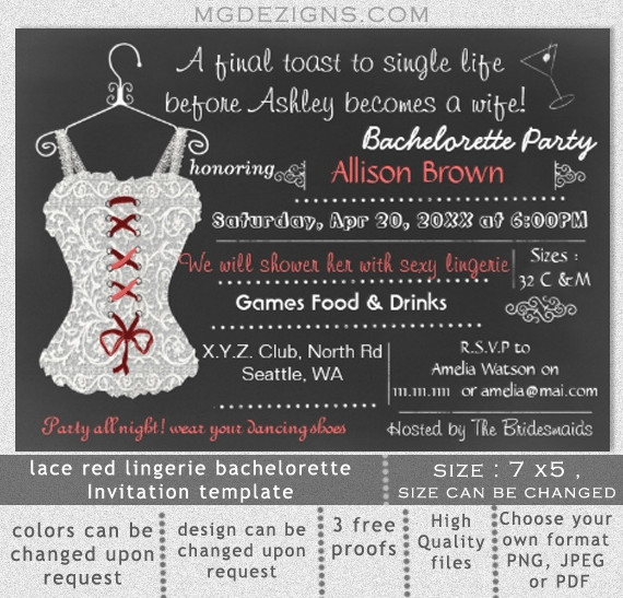 Bachelorette Party Invitations Template Free Bachelorette Party Printable Invitation
