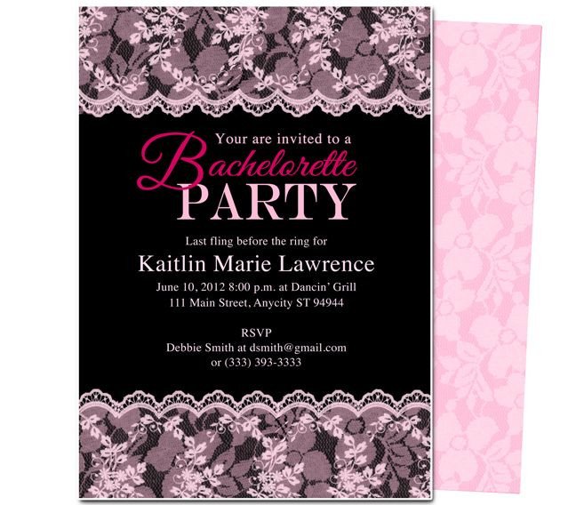 Bachelorette Party Invitations Template Free Printable Diy Bachelorette Party Invitations Boudoir