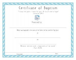 Baptism Certificate Template Word Certificate Template for Kids Free Printable Certificate