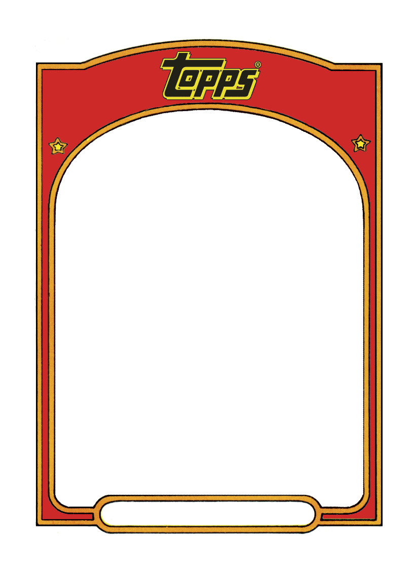 Baseball Card Template Free Sports Trading Card Templet Craft Ideas