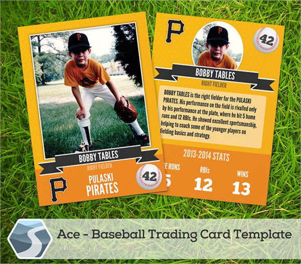 Baseball Card Template Word 7 Sample Trading Card Templates
