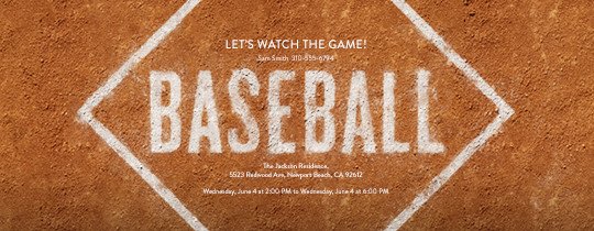 Baseball Invitation Template Free Free Baseball Invitations Ticket Designs &amp; More Evite