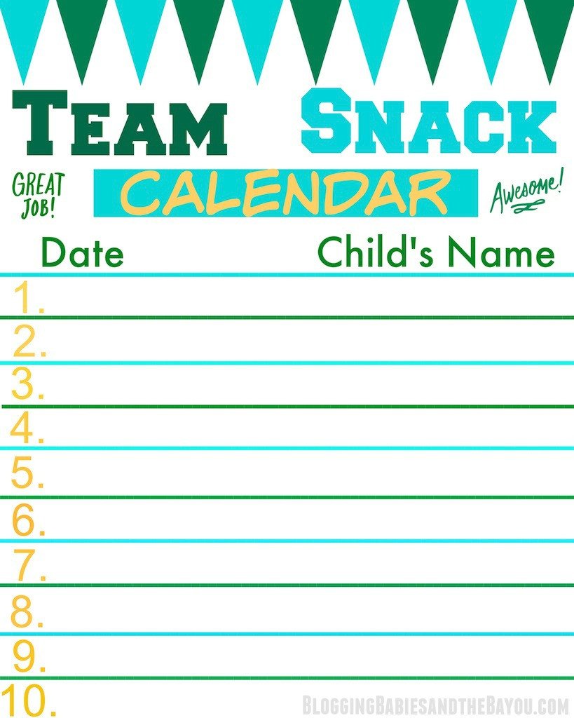 Baseball Snack Schedule Template Score Big and F the Field with Fruit Kabobs Recipe