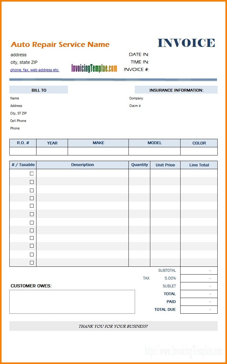 Basic Invoice Template Google Docs Cell Phone Repair Agreement form Basic Invoice Templates