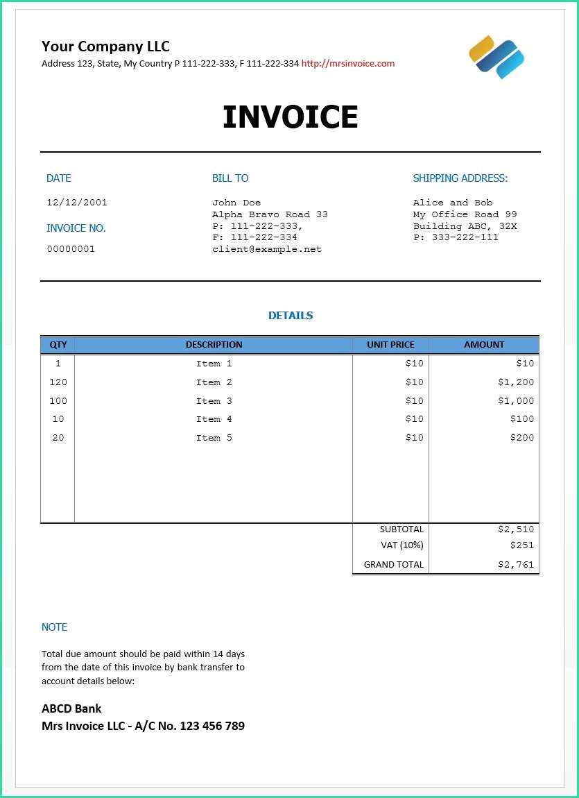 Basic Invoice Template Word Basic Invoice Template Uk Excel Freelance Free Printable
