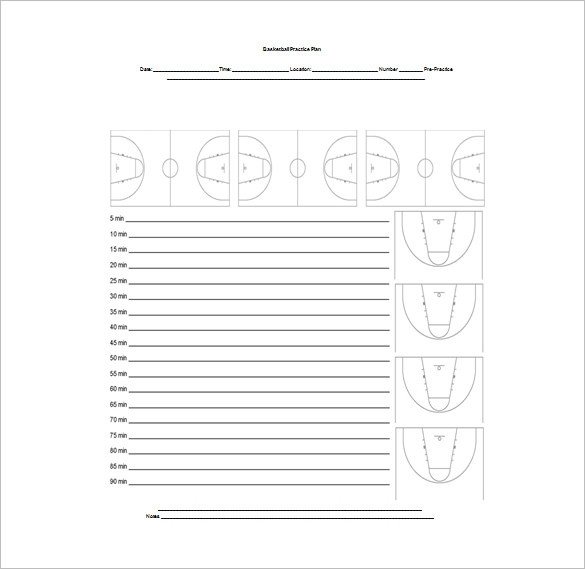 Basketball Practice Plan Template Basketball Practice Plan Template 3 Free Word Pdf