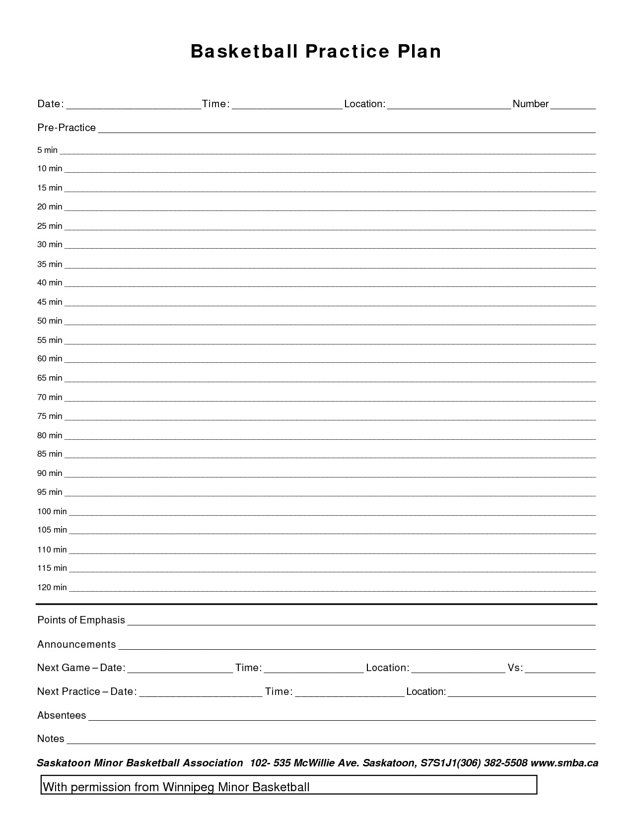 Basketball Practice Plan Template Basketball Practice Plan Template